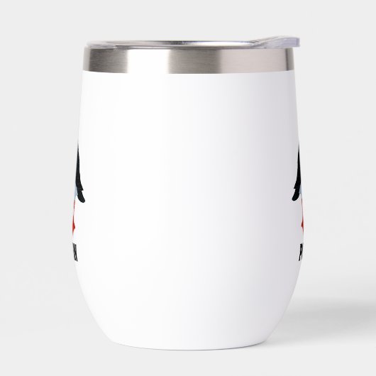Puffin Design Thermische Wijn Tumbler (Links)