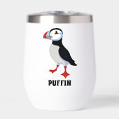 Puffin Design Thermische Wijn Tumbler (Voorkant)