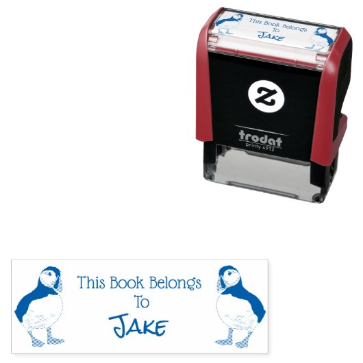 Puffin dit boek behoort tot  zelfinktende stempel (In situ)