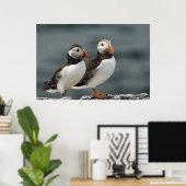 Puffin Duo Poster (Thuiskantoor)