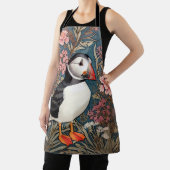 Puffin en Zee Thrift Flowers William Morris Schort (Insitu)