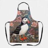 Puffin en Zee Thrift Flowers William Morris Schort (Voorkant)