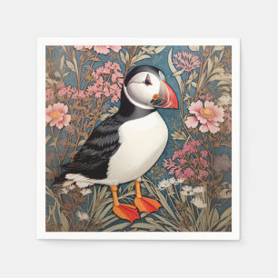 Puffin en Zee Thrift Flowers William Morris Servet