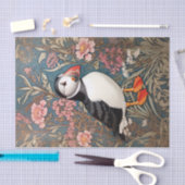 Puffin en Zee Thrift Flowers William Morris Tissuepapier (Craft)