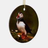 Puffin Fish Animal Bird Wildlife Atlantic Island Keramisch Ornament (Rechts)