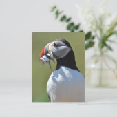 Puffin Fisherman Briefkaart (Staand voorkant)