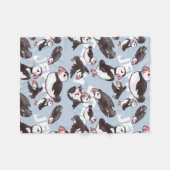 Puffin Fleece Baby Blanket (Voorkant (Horizontaal))
