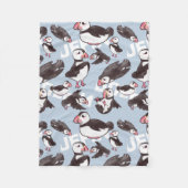 Puffin Fleece Baby Blanket (Voorkant)