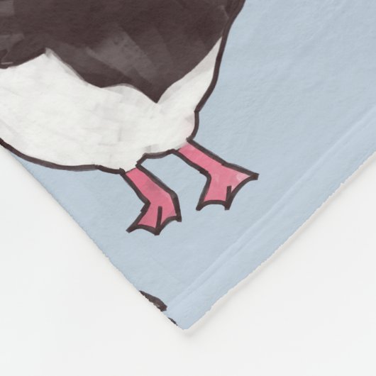 Puffin Fleece medium Deken (Hoek)