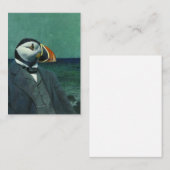 Puffin Gentleman ACEO visitekaartje (Voorkant / Achterkant)