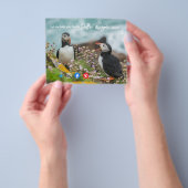 puffin geweldige makelaarsmakelaar marketing postc flyer (Hand)