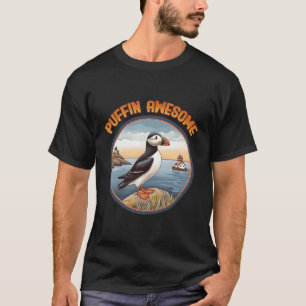 Puffin Geweldige Puffin Bird T-shirt