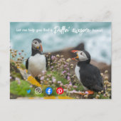 puffin - geweldige verkoop van makelaars in onroer briefkaart (Voorkant)