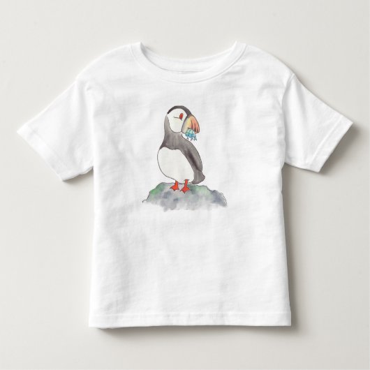 Puffin Gone Gevist Kinder Shirts (Voorkant)