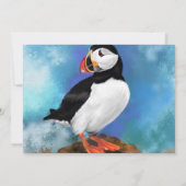 Puffin Happy Birthday Kaart (Achterkant)