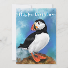 Puffin Happy Birthday Kaart