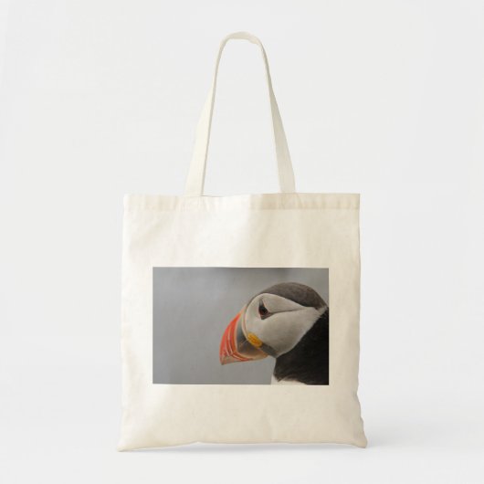 Puffin Head IJsland Tote Bag (Voorkant)