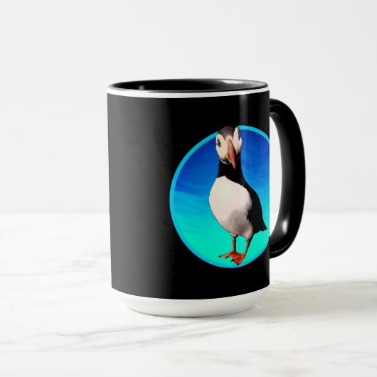 Puffin II - 15 oz. Combinatie-Mok Mok (Voorkant rechts)