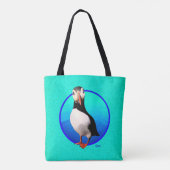 Puffin II - Canvas tas (Achterkant)