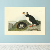  Puffin Illustration Canvas Afdruk (Insitu (Houten vloer))