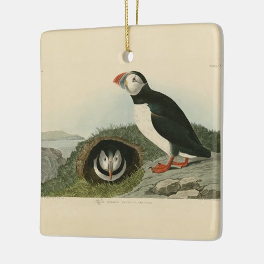  Puffin Illustration Keramisch Ornament (Links)