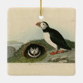 Puffin Illustration Keramisch Ornament (Achterkant)