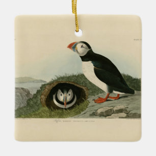 Puffin Illustration Keramisch Ornament