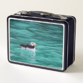 Puffin in Resurrection Bay, Alaska (Achterkant)