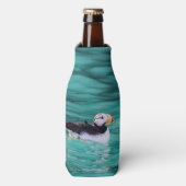 Puffin in Resurrection Bay, Alaska Flesjeskoeler (Fles Voorkant)