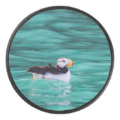 Puffin in Resurrection Bay, Alaska Hockey Puck (Voorkant)