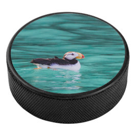 Puffin in Resurrection Bay, Alaska Hockey Puck