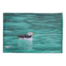 Puffin in Resurrection Bay, Alaska Kussensloop