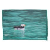 Puffin in Resurrection Bay, Alaska Kussensloop (Voorkant)
