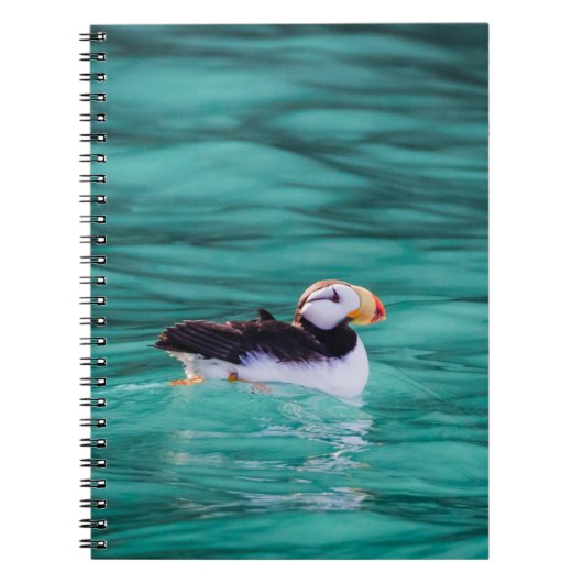Puffin in Resurrection Bay, Alaska Notitieboek (Voorkant)