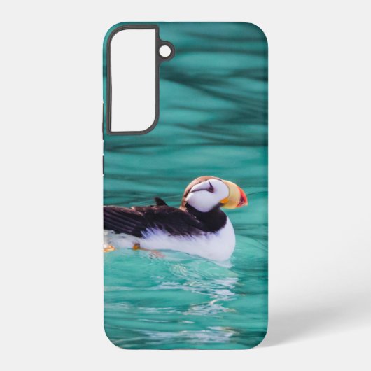 Puffin in Resurrection Bay, Alaska Samsung Galaxy Hoesje (Achterkant)