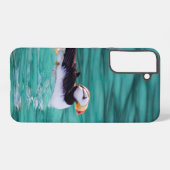 Puffin in Resurrection Bay, Alaska Samsung Galaxy Hoesje (Achterkant horizontaal)