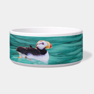 Puffin in Resurrection Bay, Alaska Voerbakje