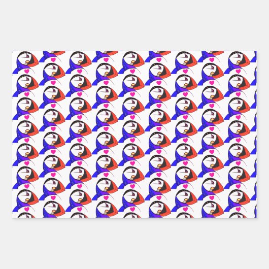 Puffin is altijd dol op papier verpakken inpakpapier vel (Voorkant 3)