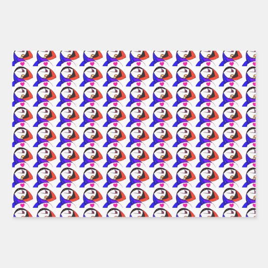 Puffin is altijd dol op papier verpakken inpakpapier vel (Voorkant 2)