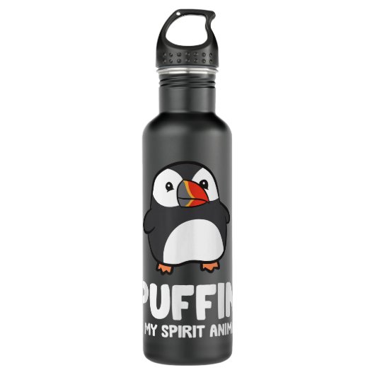 Puffin is mijn gedistilleerde dierlijk Zee-aderen  Waterfles (Voorkant)