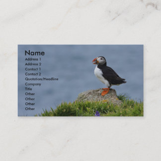 Puffin-kaart Visitekaartje