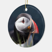 Puffin Keramisch Ornament (Links)