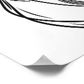 Puffin Line Art | Irish Coastal Bird Poster (Hoek)