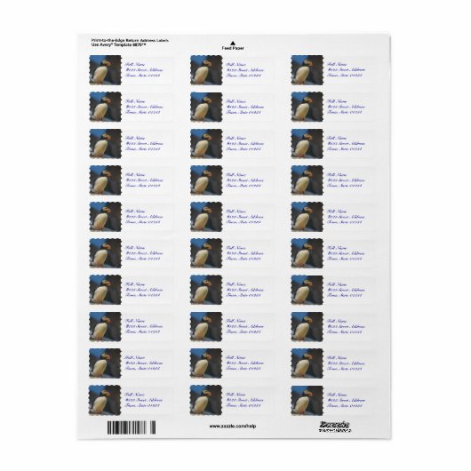 Puffin Mailing Labels (Full Sheet)