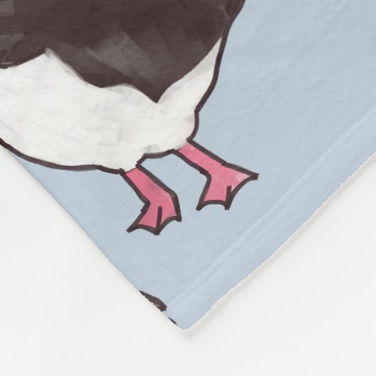 Puffin Medium Fleece Blanket (Hoek)