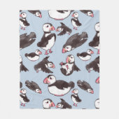 Puffin Medium Fleece Blanket Deken (Voorkant)