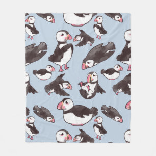 Puffin Medium Fleece Blanket Deken