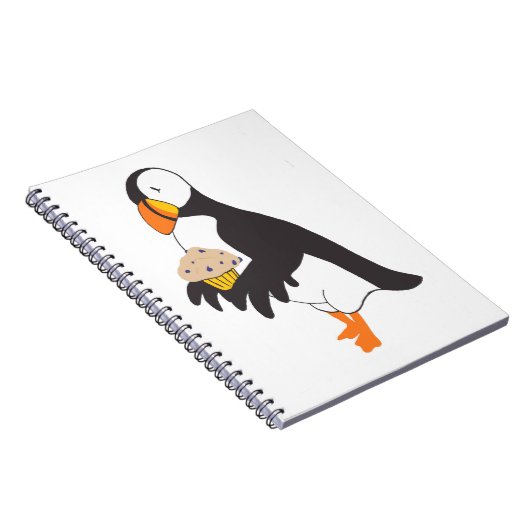 Puffin met Muffin Notitieboek (Rechterzijde)