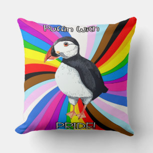Puffin met trots! - LGBTQ+ Kussen