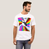 Puffin met trots! - LGBTQ+ T-shirt (Voorkant volledig)